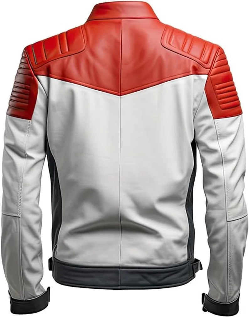 Real Leather Motorcycle Racing Jackets