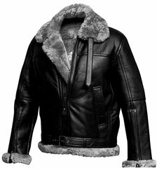 Men's Leather Winter PAF B3 Aviator Edition Jacket