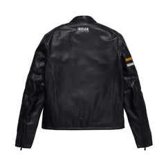 Indian Motorcycle Edition Black Leather Jacket