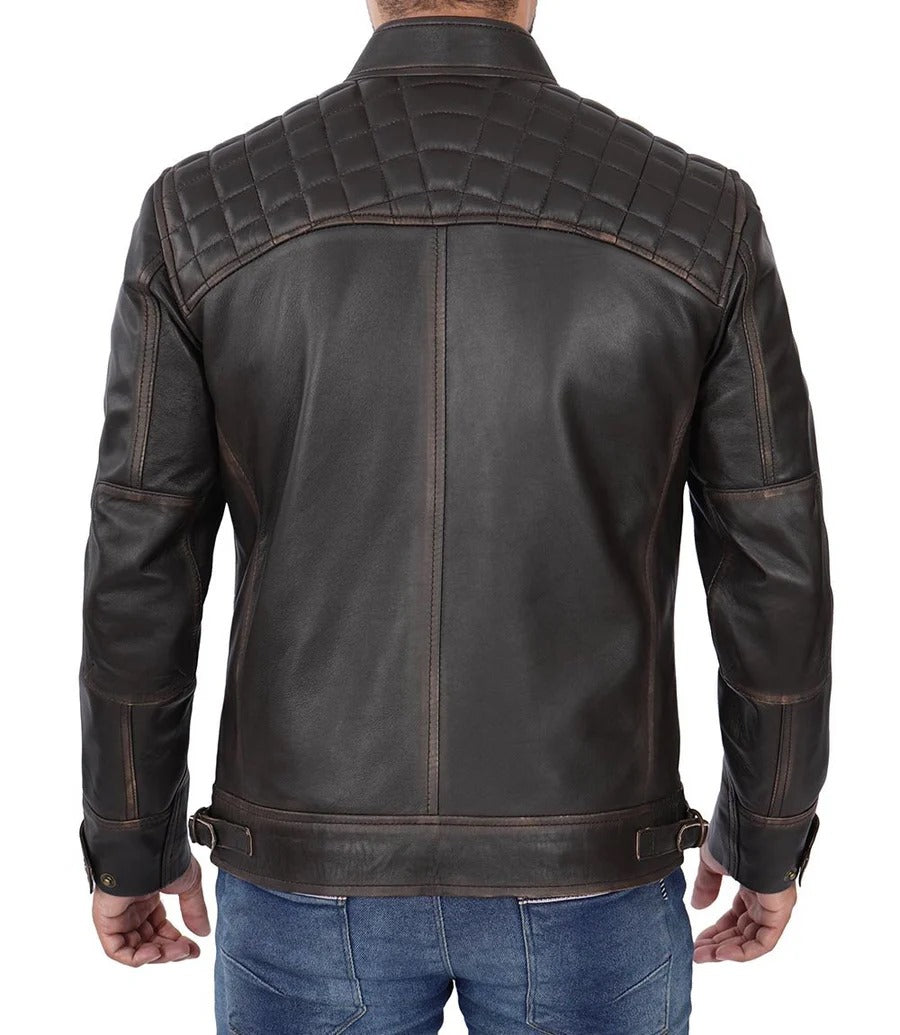 Pure Leather Cowhide Jacket/Coat For Men's