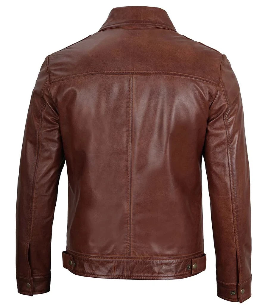 Pure Leather Cowhide Jacket/Coat For Men's