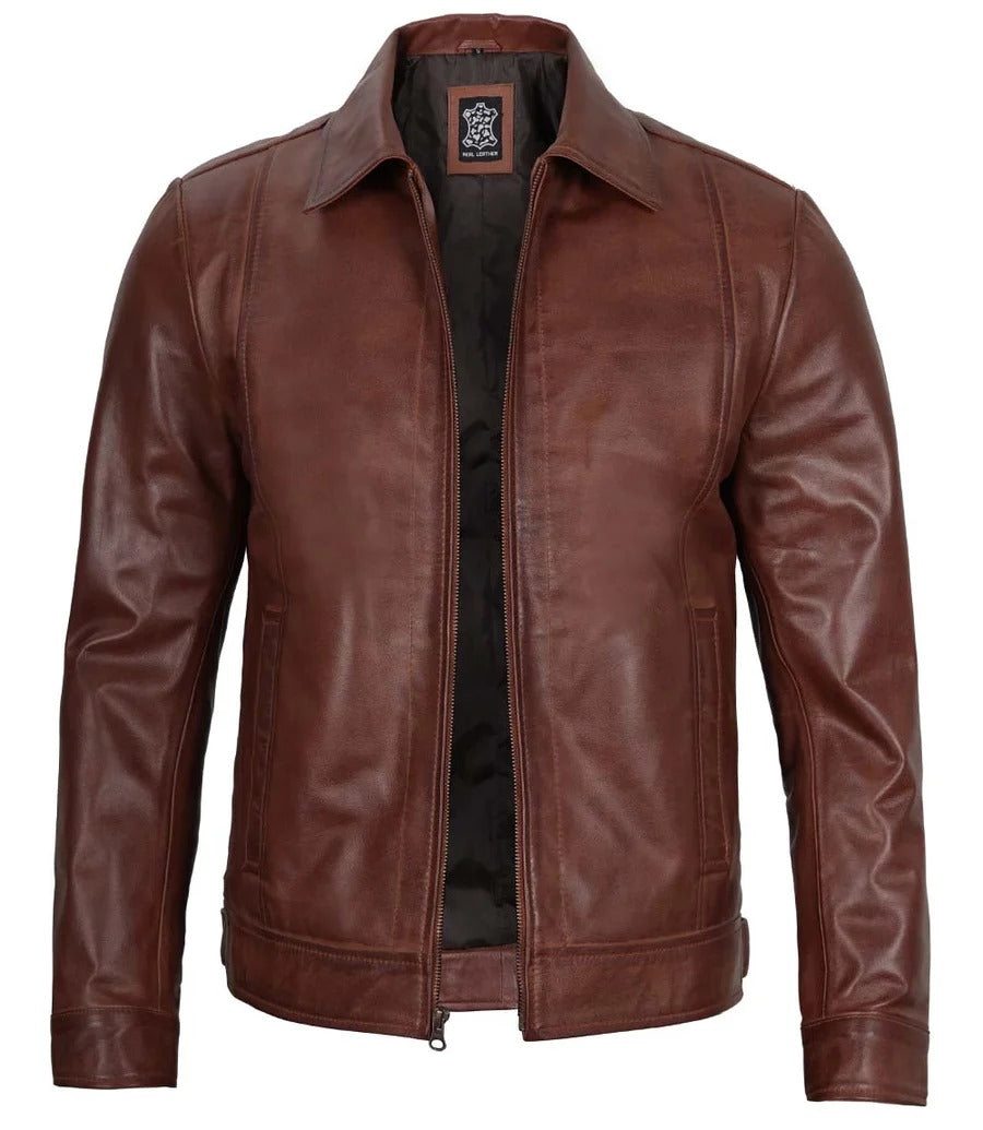 Pure Leather Cowhide Jacket/Coat For Men's