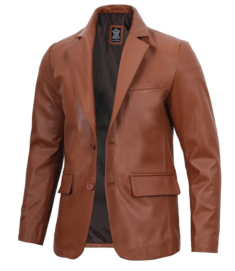 Pure Leather Cowhide Jacket/Coat For Men's