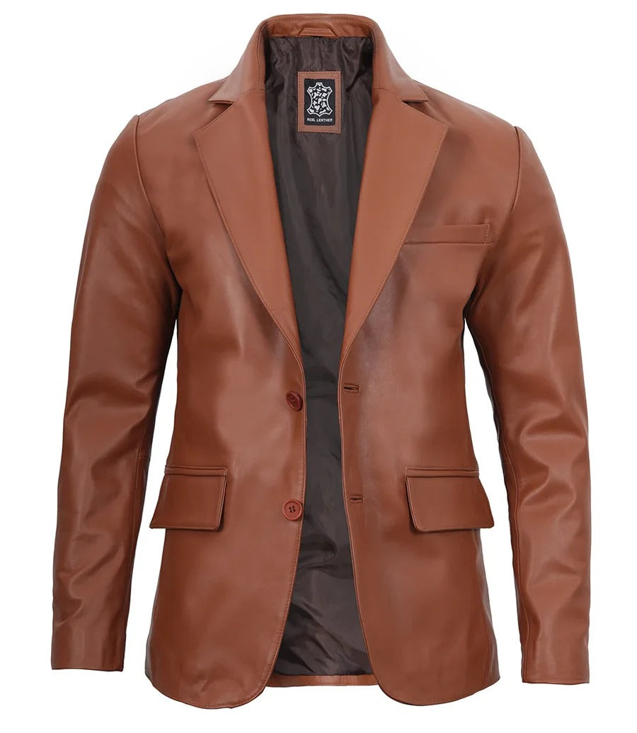 Pure Leather Cowhide Jacket/Coat For Men's