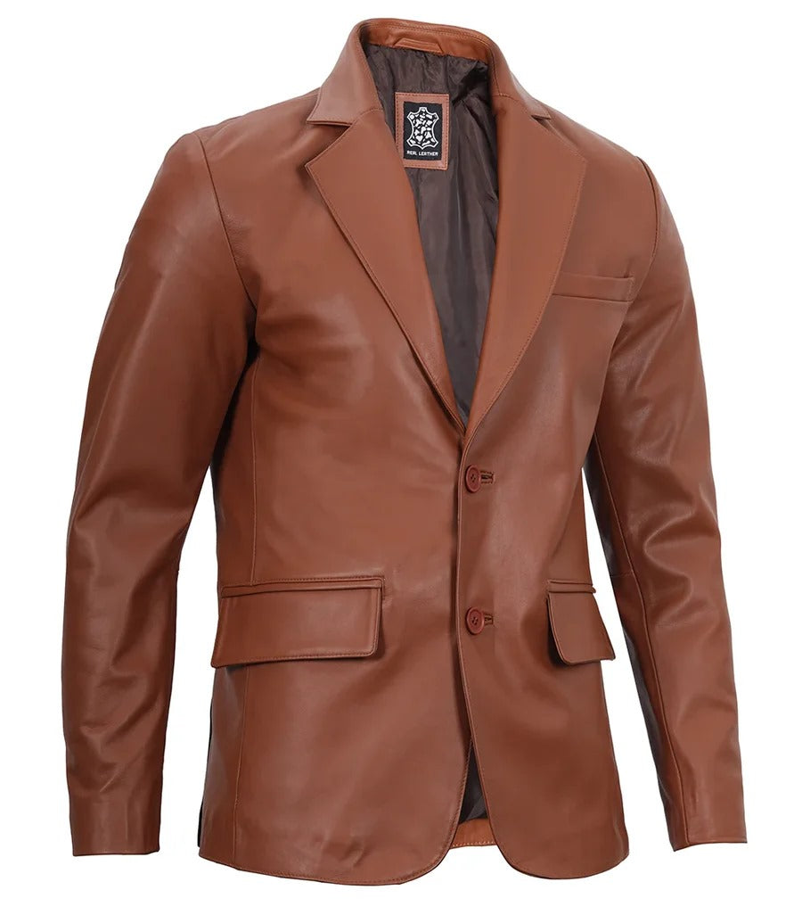 Pure Leather Cowhide Jacket/Coat For Men's