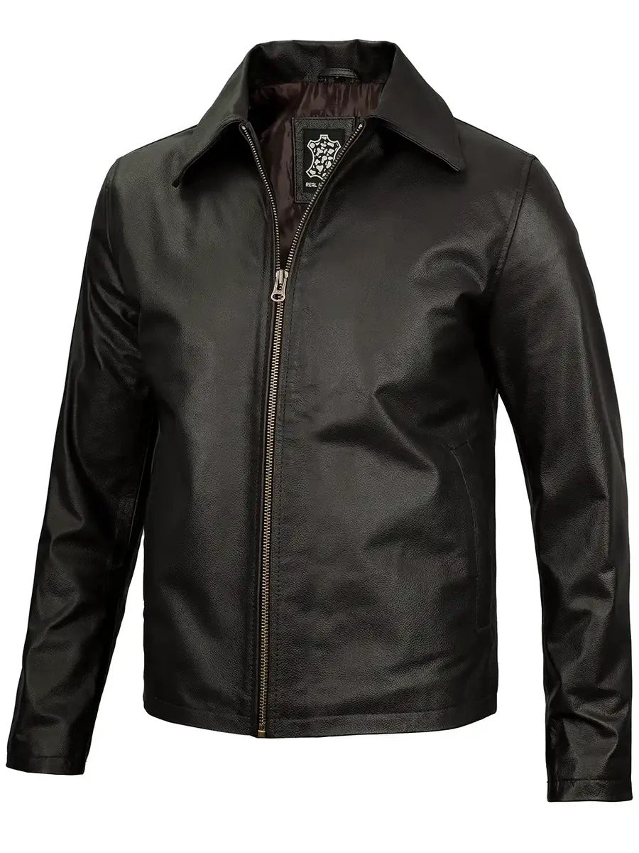 Pure Leather Cowhide Jacket/Coat For Men's