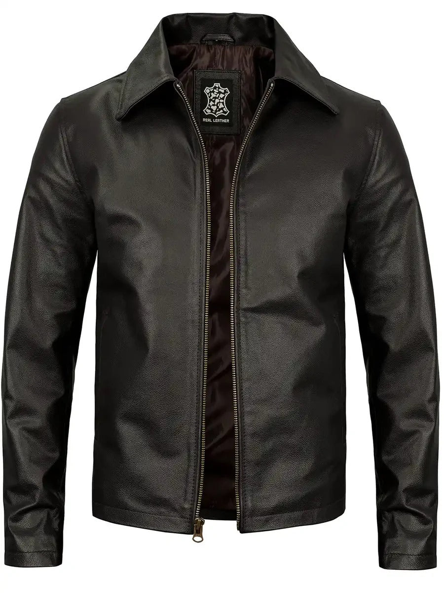 Pure Leather Cowhide Jacket/Coat For Men's