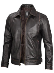 Pure Leather Cowhide Jacket/Coat For Men's