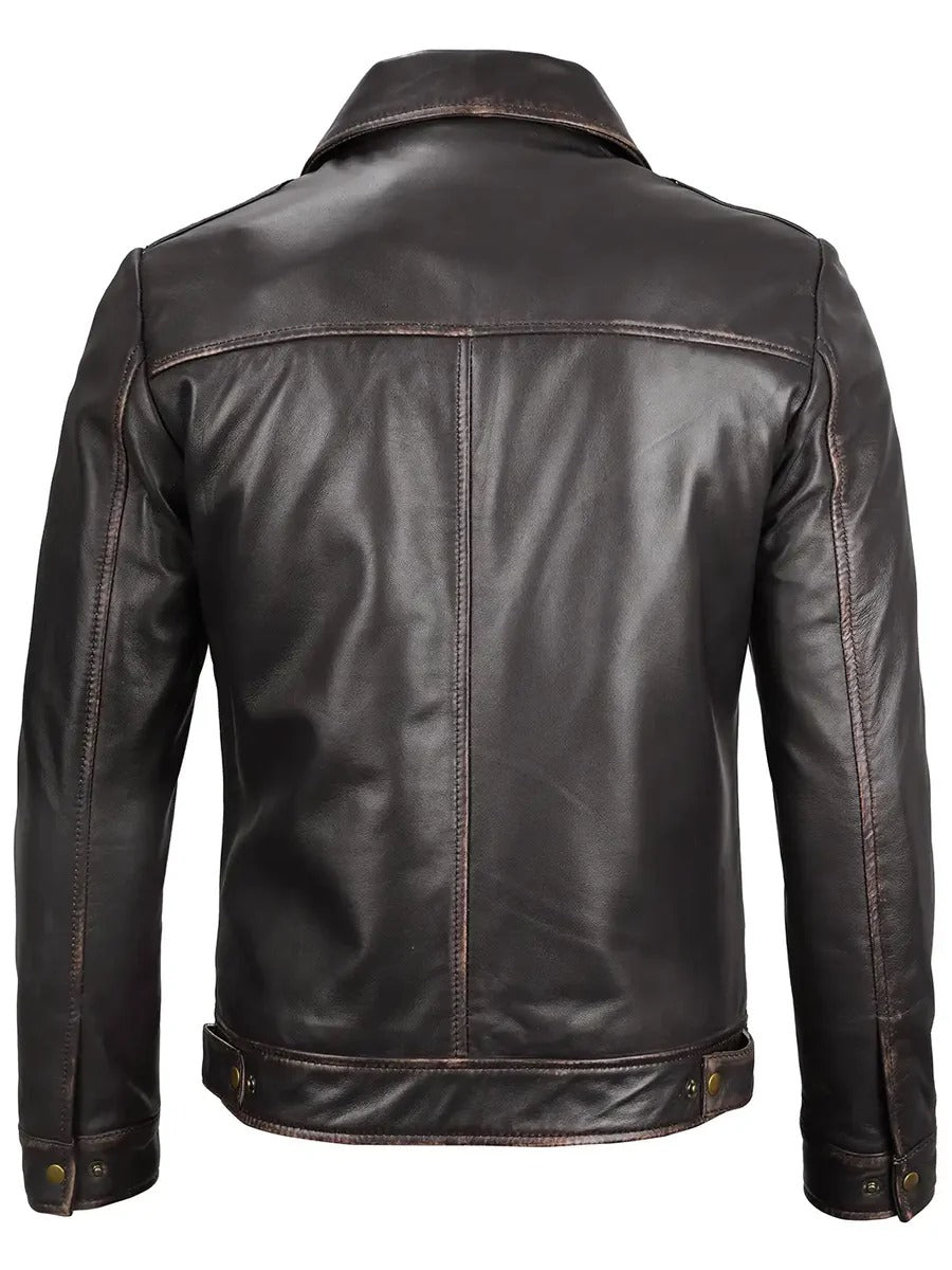 Pure Leather Cowhide Jacket/Coat For Men's