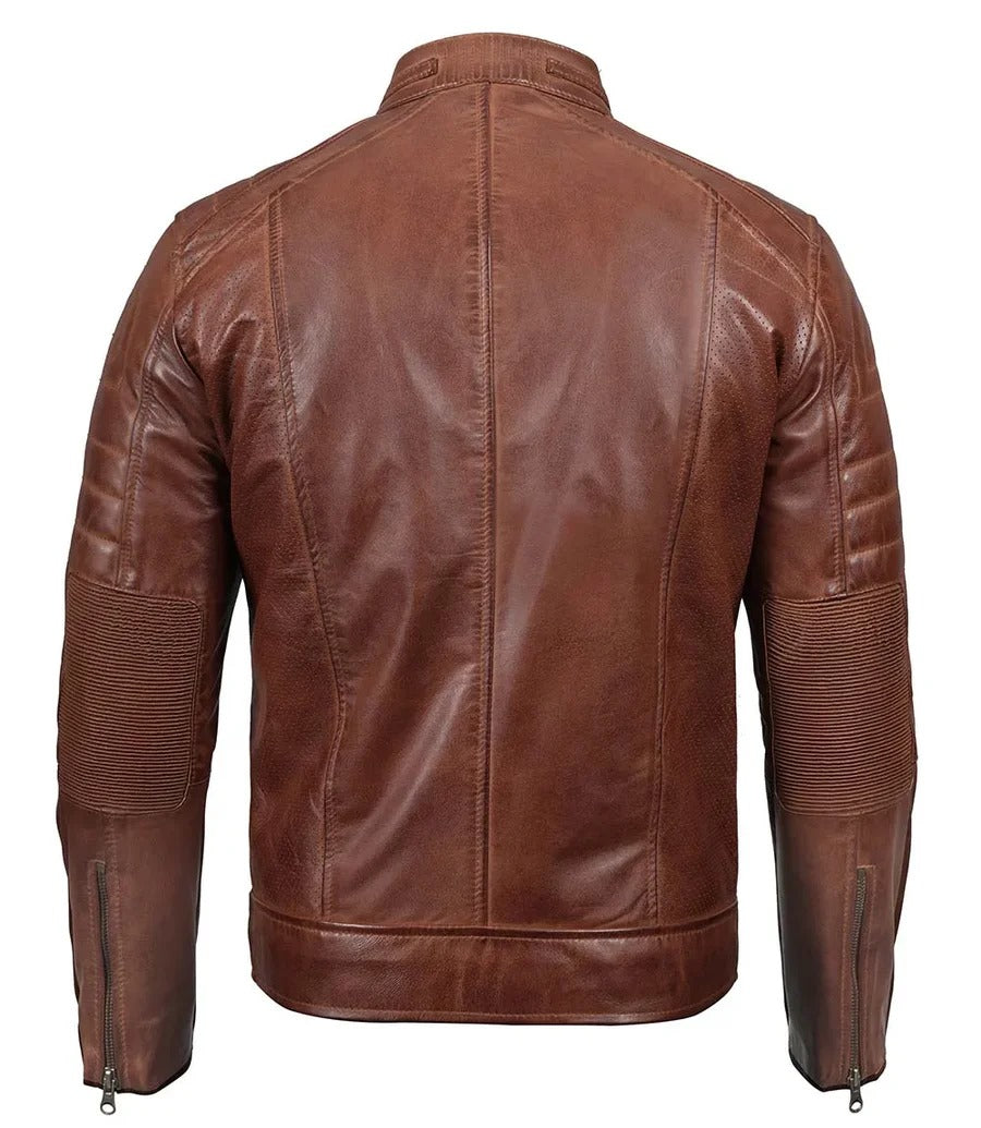 Pure Leather Cowhide Jacket/Coat For Men's