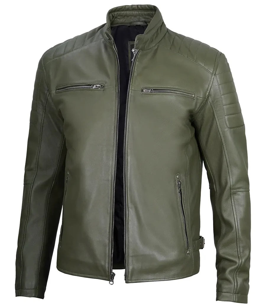 Pure Leather Cowhide Jacket/Coat For Men's