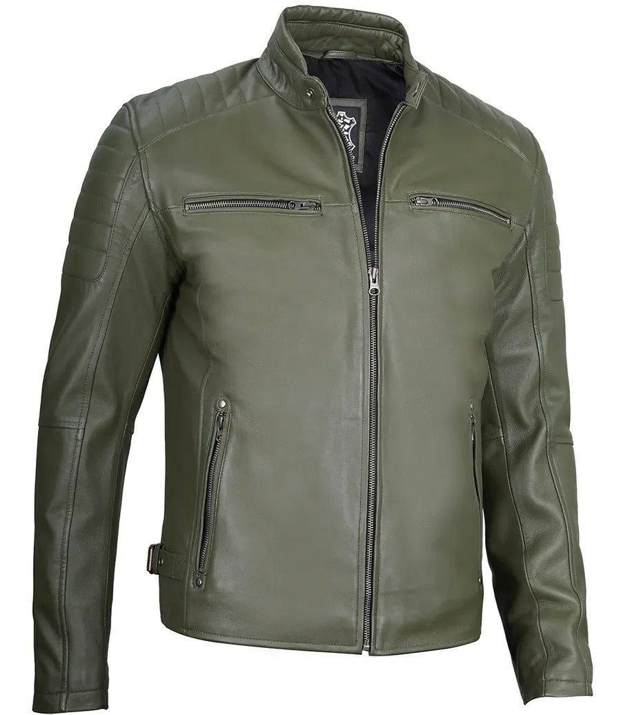 Pure Leather Cowhide Jacket/Coat For Men's